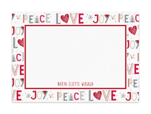 Notecard Set of 6 Lovey Dovey