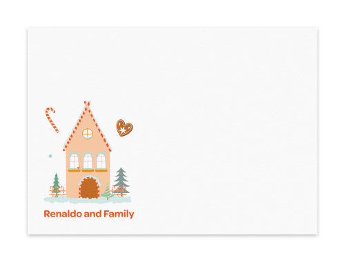 Notecard Set of 6 Warmest Home