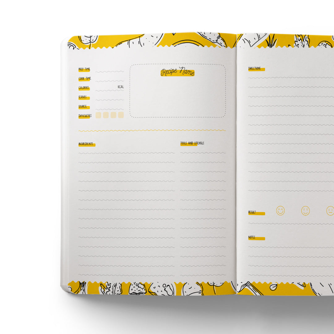 Recipe Journal A5 Red