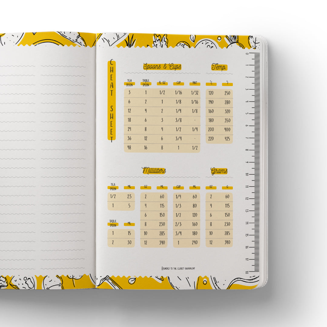Recipe Journal A5 Red