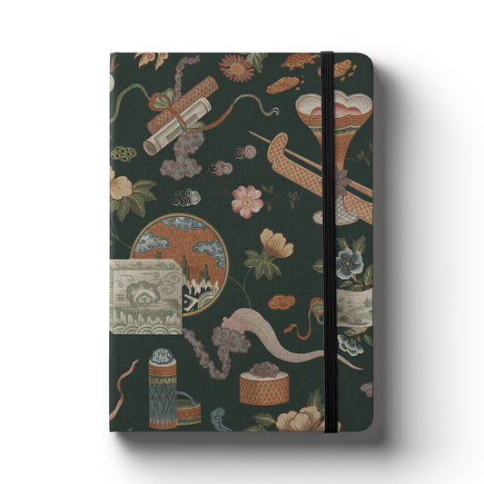 Notebook Adrian Gan A5 Lined Green