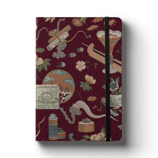 Notebook Adrian Gan A5 Lined Maroon