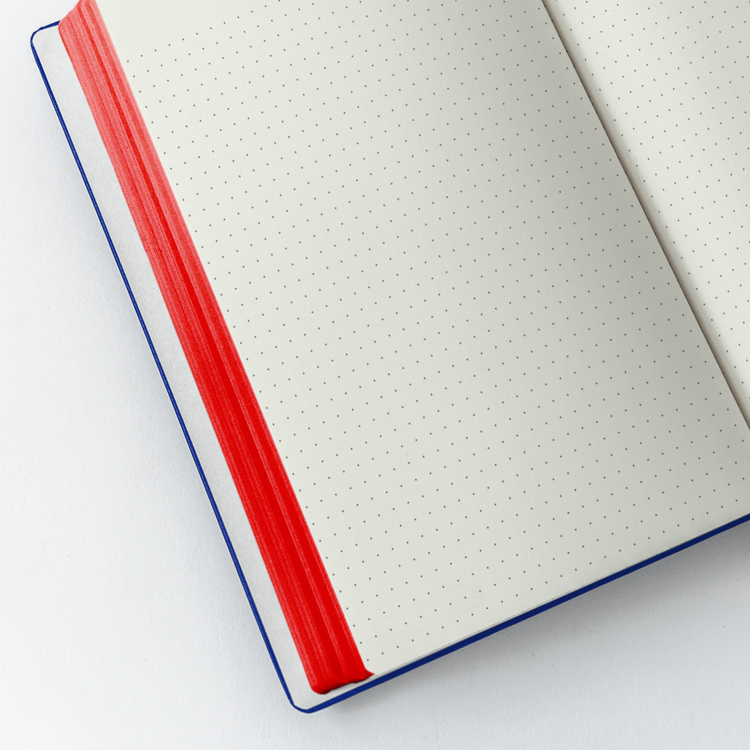 Notebook Hard Cover A5 Dotted Blue