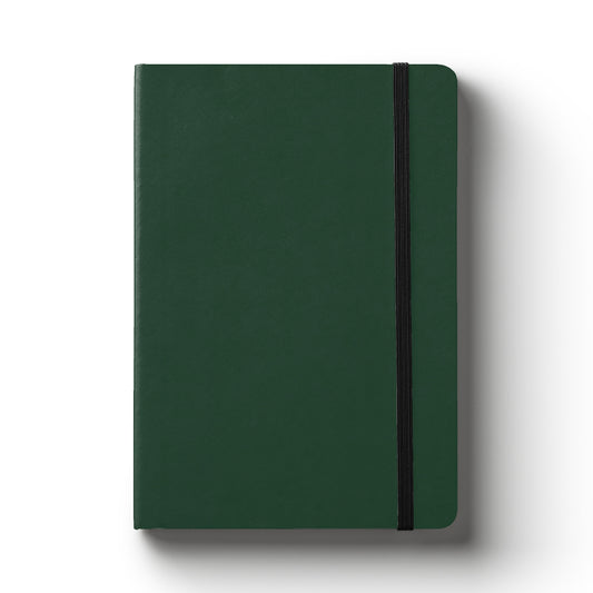 Notebook Hard Cover A5 Lined Green