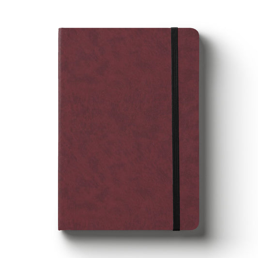 Notebook Hard Cover A5 Blank Maroon