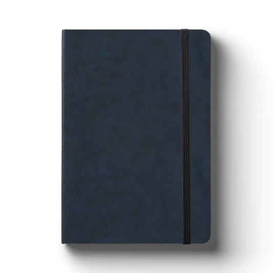 Notebook Hard Cover A5 Lined Navy
