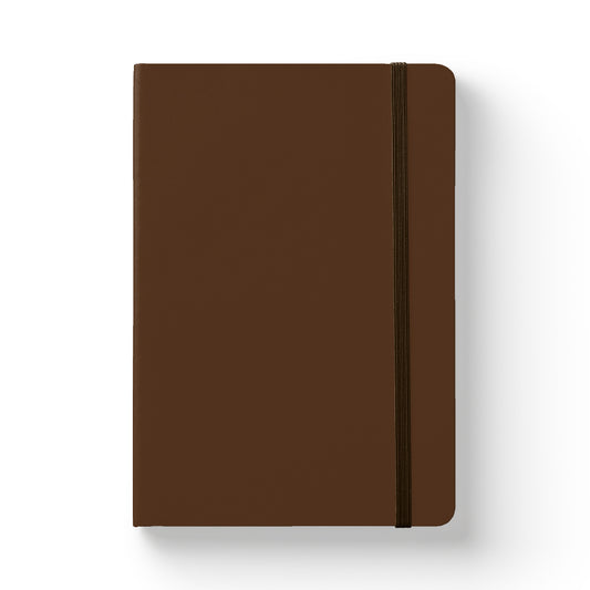 Notebook Soft Cover A5 Lined Brown
