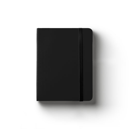 Notebook Hard Cover A6 Lined Black