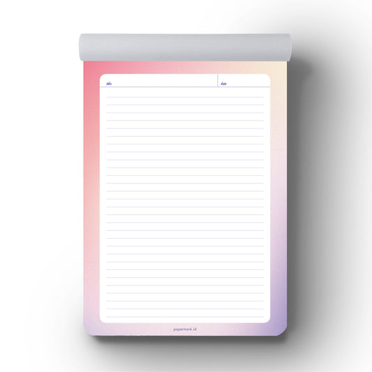 Notepad Gradient A5 Lined