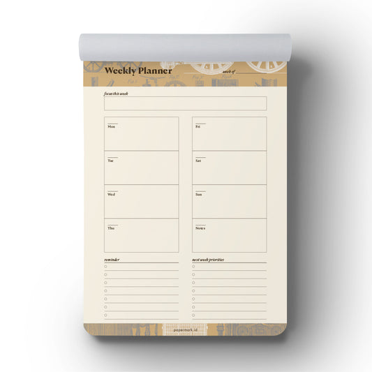 Notepad Scientific A5 Weekly Planner