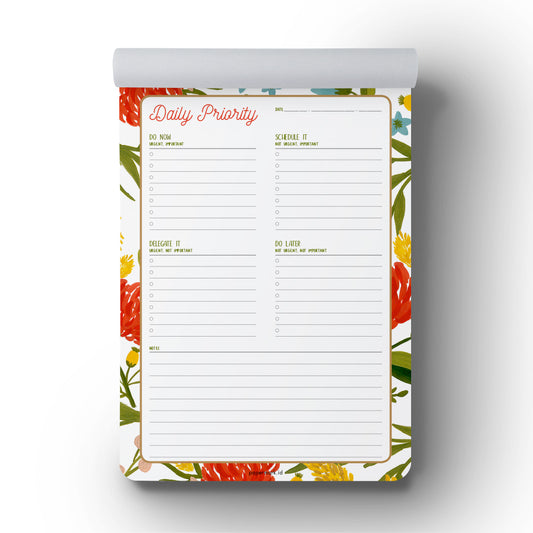 Notepad Summer Vibe A5 Daily Priority