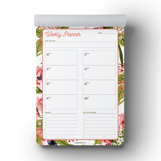 Notepad Summer Vibe A5 Weekly Planner