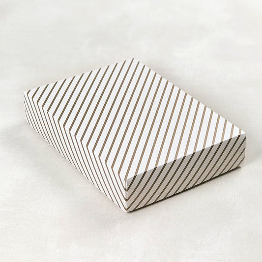 Gift Box Golden Stripes Notebook