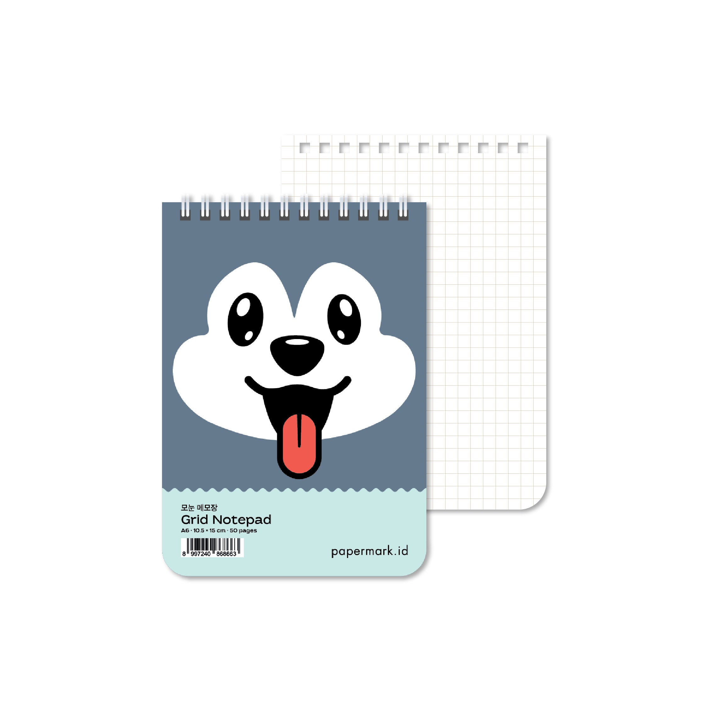 Spiral Notepad Pet A6 Grid – Papermark