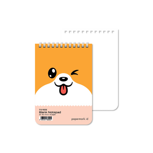 Spiral Notepad Pet A6 Blank
