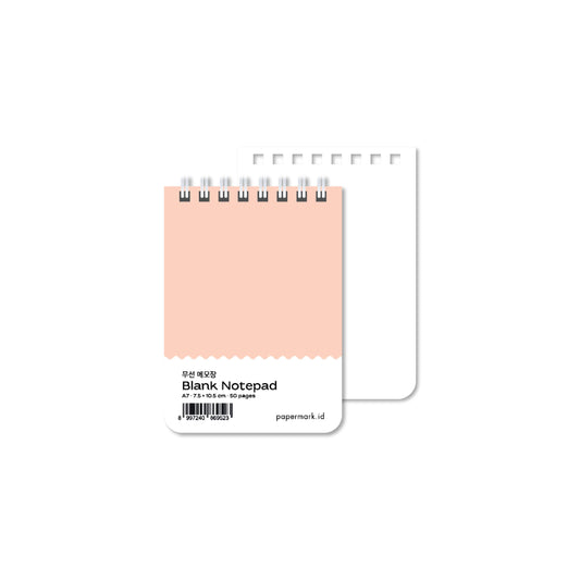Spiral Notepad Basic A7 Blank