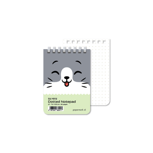 Spiral Notepad Pet A7 Dotted