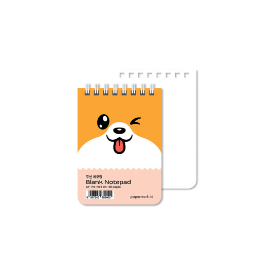Spiral Notepad Pet A7 Blank