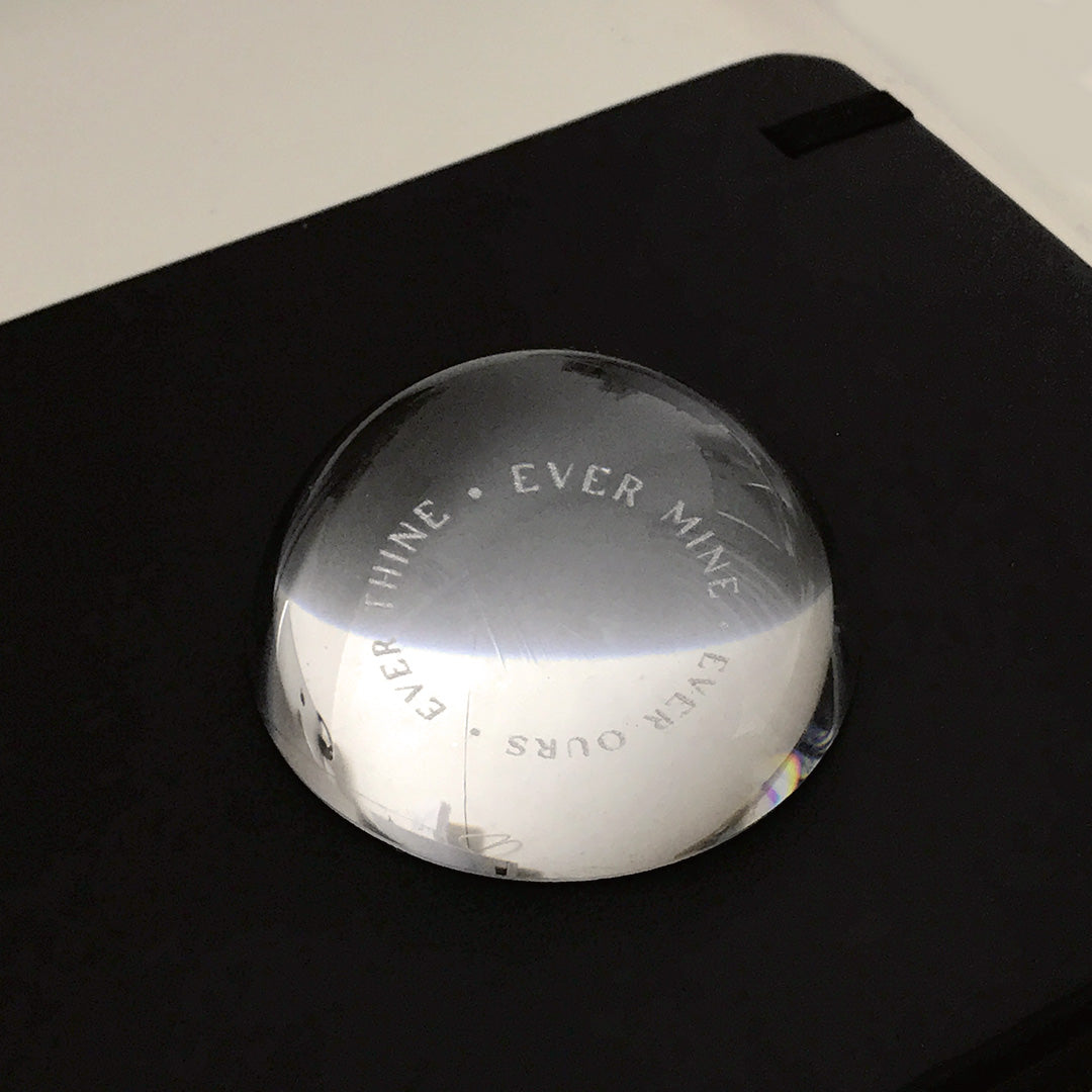 Paperweight Ever Thine Ever Mine Ever Ours