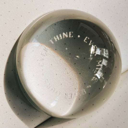 Paperweight Ever Thine Ever Mine Ever Ours