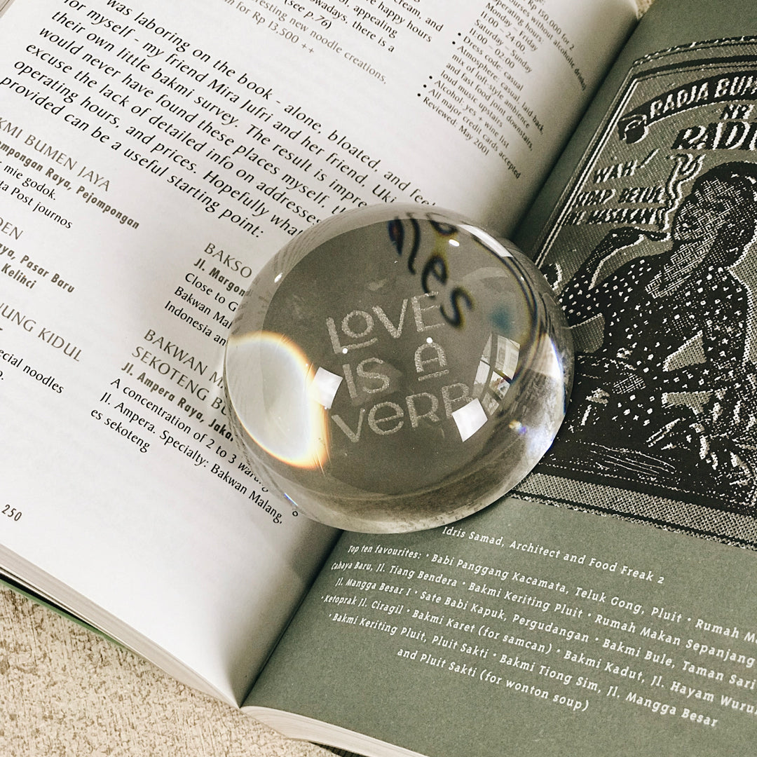 Paperweight Love Is A Verb