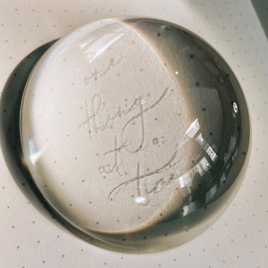 Paperweight One Thing At A time
