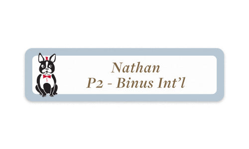 School Label Bow Buddy