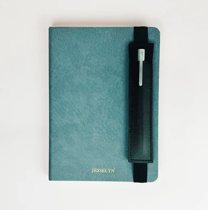 Elastic Pen Pouch Navy Black