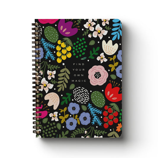 Spiral Notebook Find Your Own Magic A5 Lined