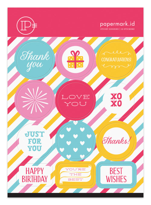 Sticky Goodies Cutie Words