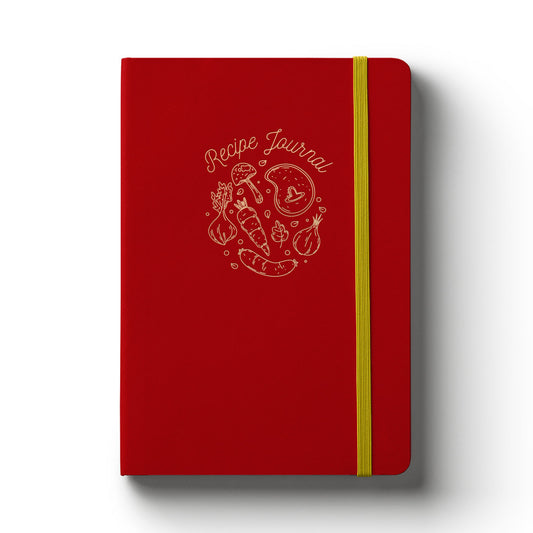 Recipe Journal A5 Red