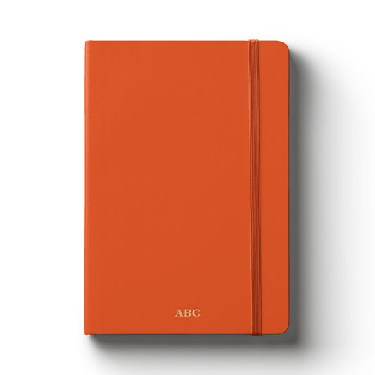 Notebook Hard Cover A5 Lined Orange