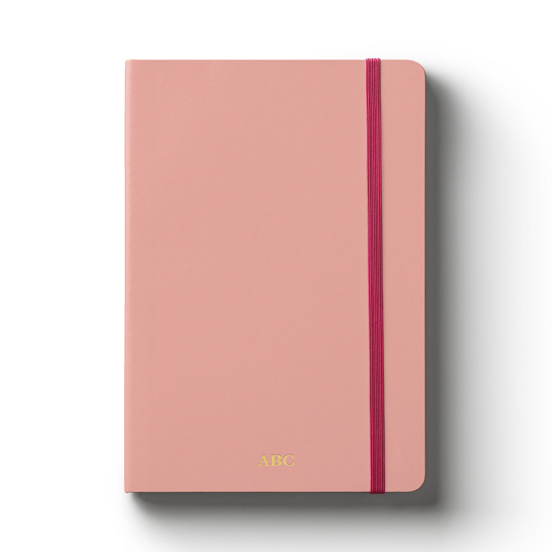 Notebook Hard Cover A5 Lined Pink