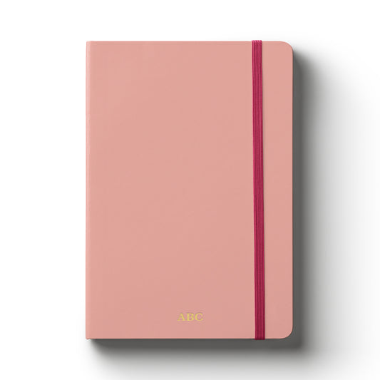 Notebook Hard Cover A5 Lined Pink
