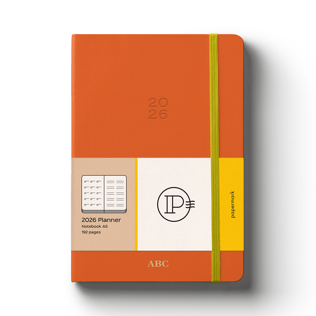 Holiday Collection Dated Planner Set Orange