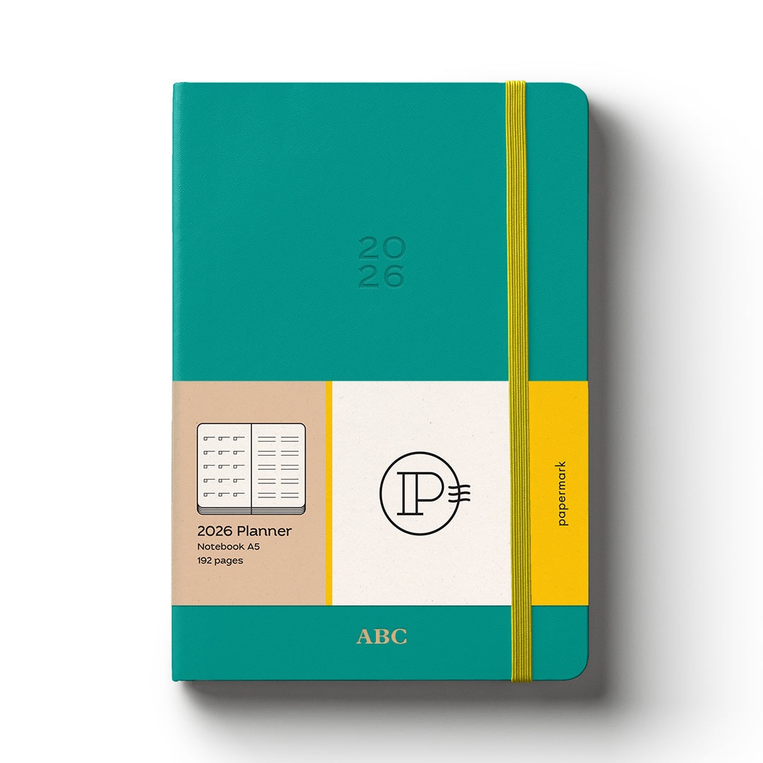 2026 Planner A5 Turquoise