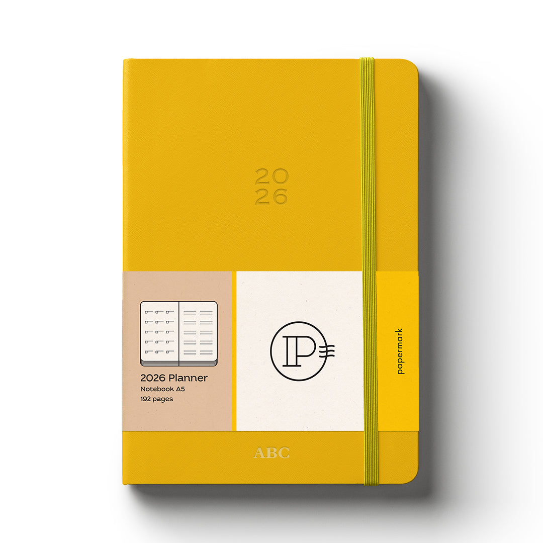 2026 Planner A5 Yellow
