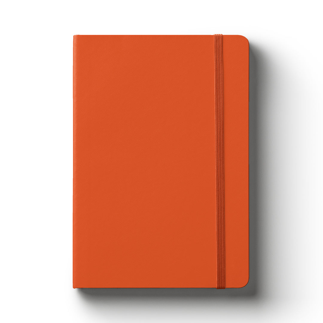 Notebook Hard Cover A5 Blank Orange