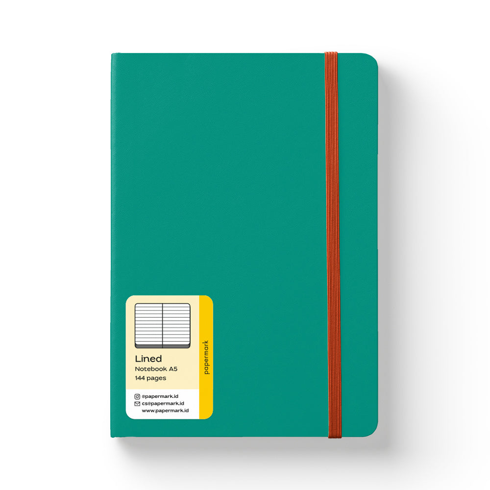 Notebook Soft Cover A5 Lined Turquoise
