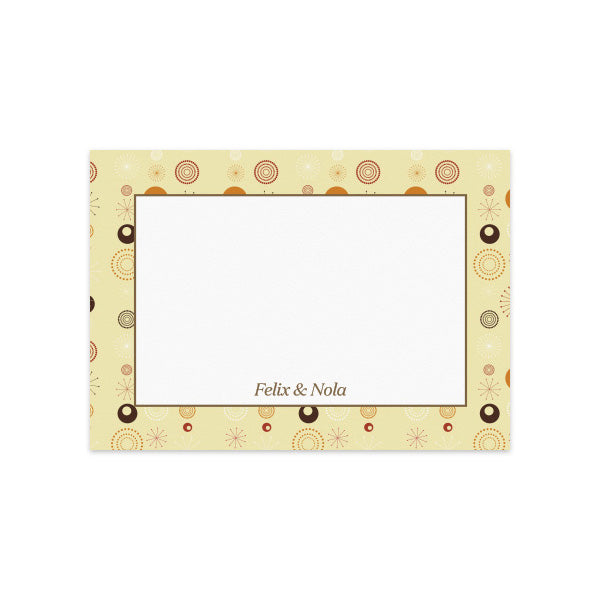 Notecard Set of 6 Ornament Glow