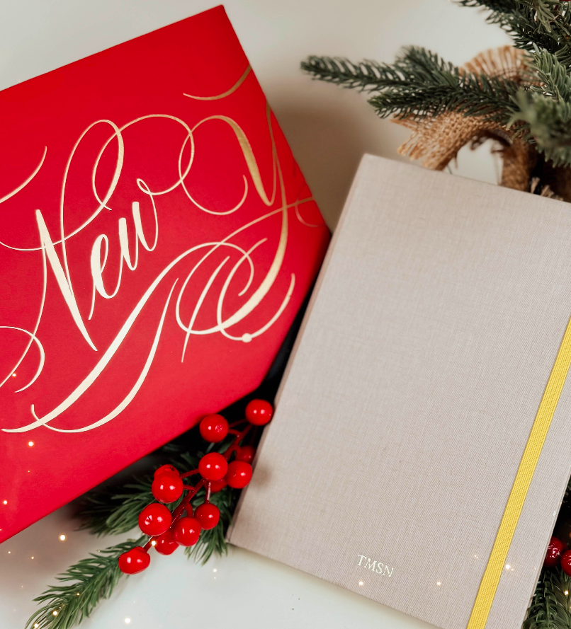 Gift Box Season Greetings Large Red